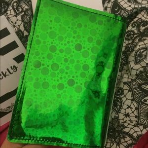 B6 cardinal planners green holo bubble vinyl tn